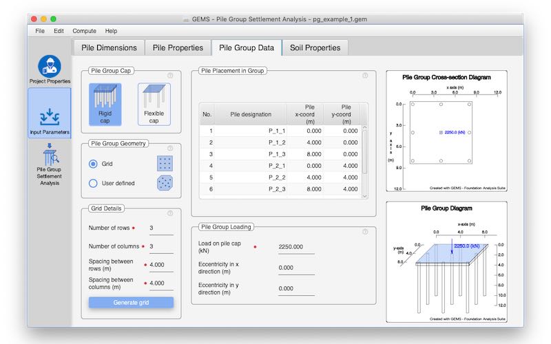 PileGroup - Pile Group Analysis